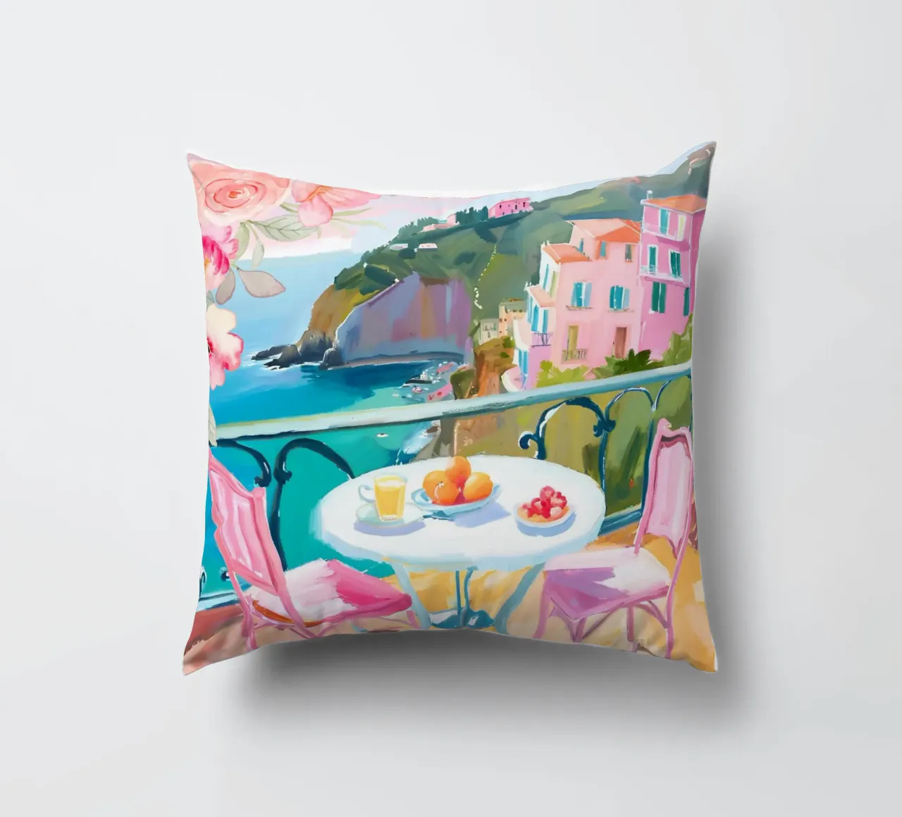 La Dolce Vita Brunch Print cuscino da Bella Studio