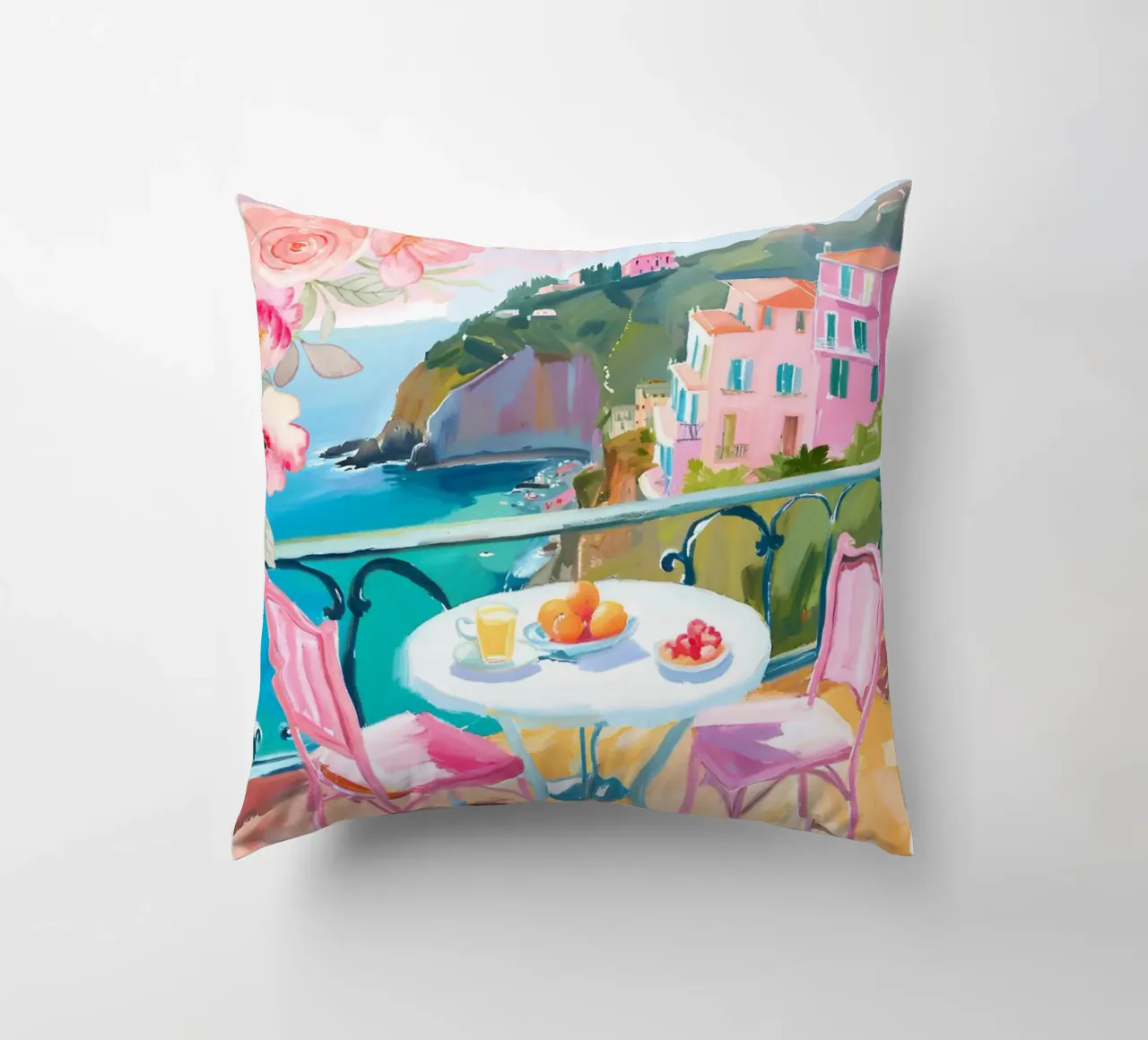 La Dolce Vita Brunch Print cuscino da Bella Studio