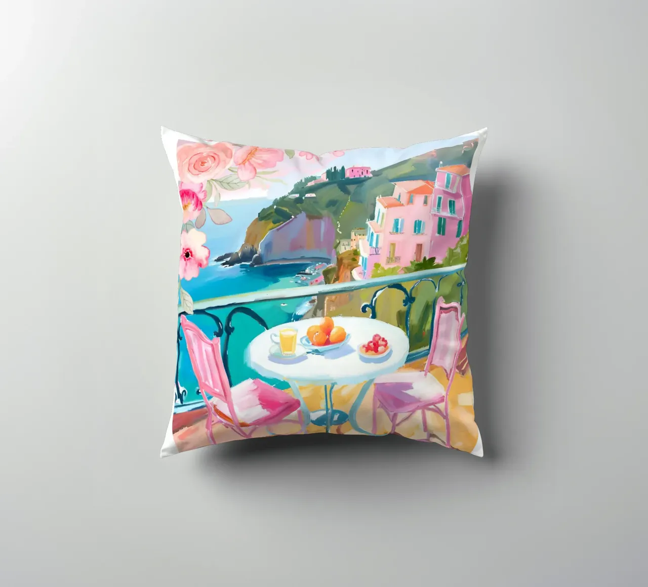 La Dolce Vita Brunch Print cuscino da Bella Studio