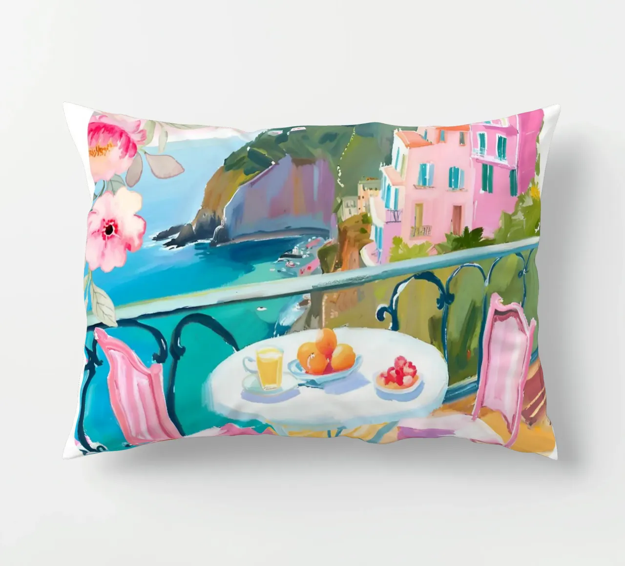 La Dolce Vita Brunch Print cuscino da Bella Studio