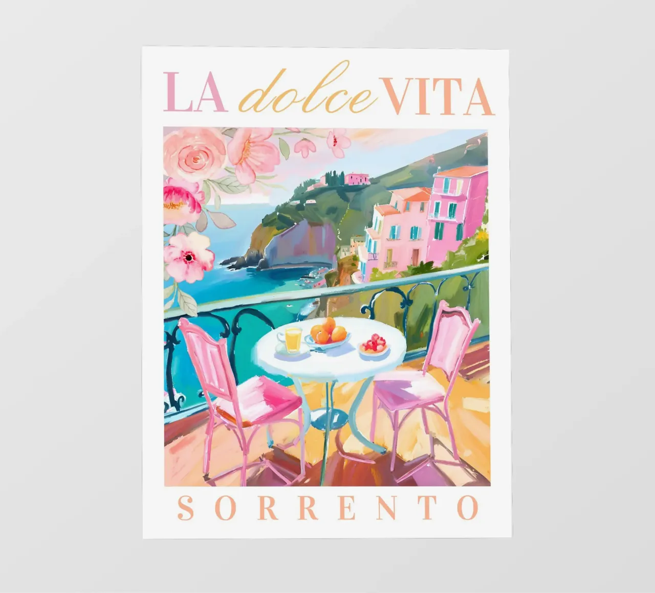 La Dolce Vita Brunch Print pellicola backlit da Bella Studio