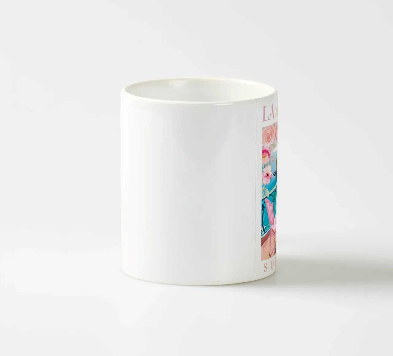 La Dolce Vita Brunch Print tazza in ceramica da Bella Studio