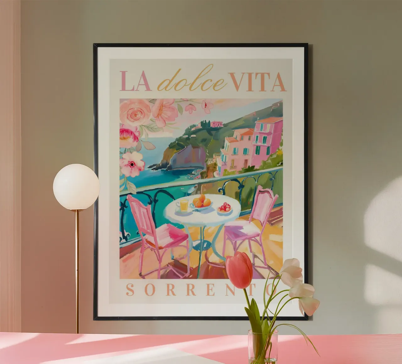 La Dolce Vita Brunch Print hahnemühle by Bella Studio