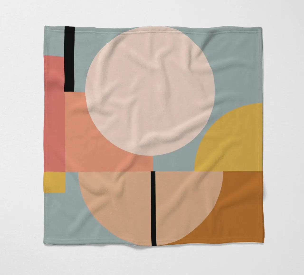 geometric abstract 29 fleece blanket by Gaite
