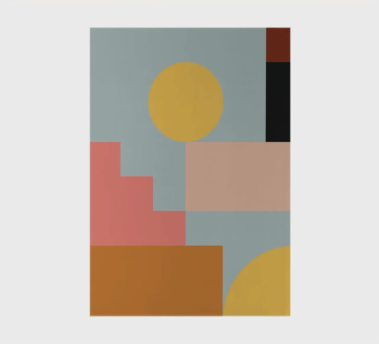 geometric abstract 28 notebook by Gaite