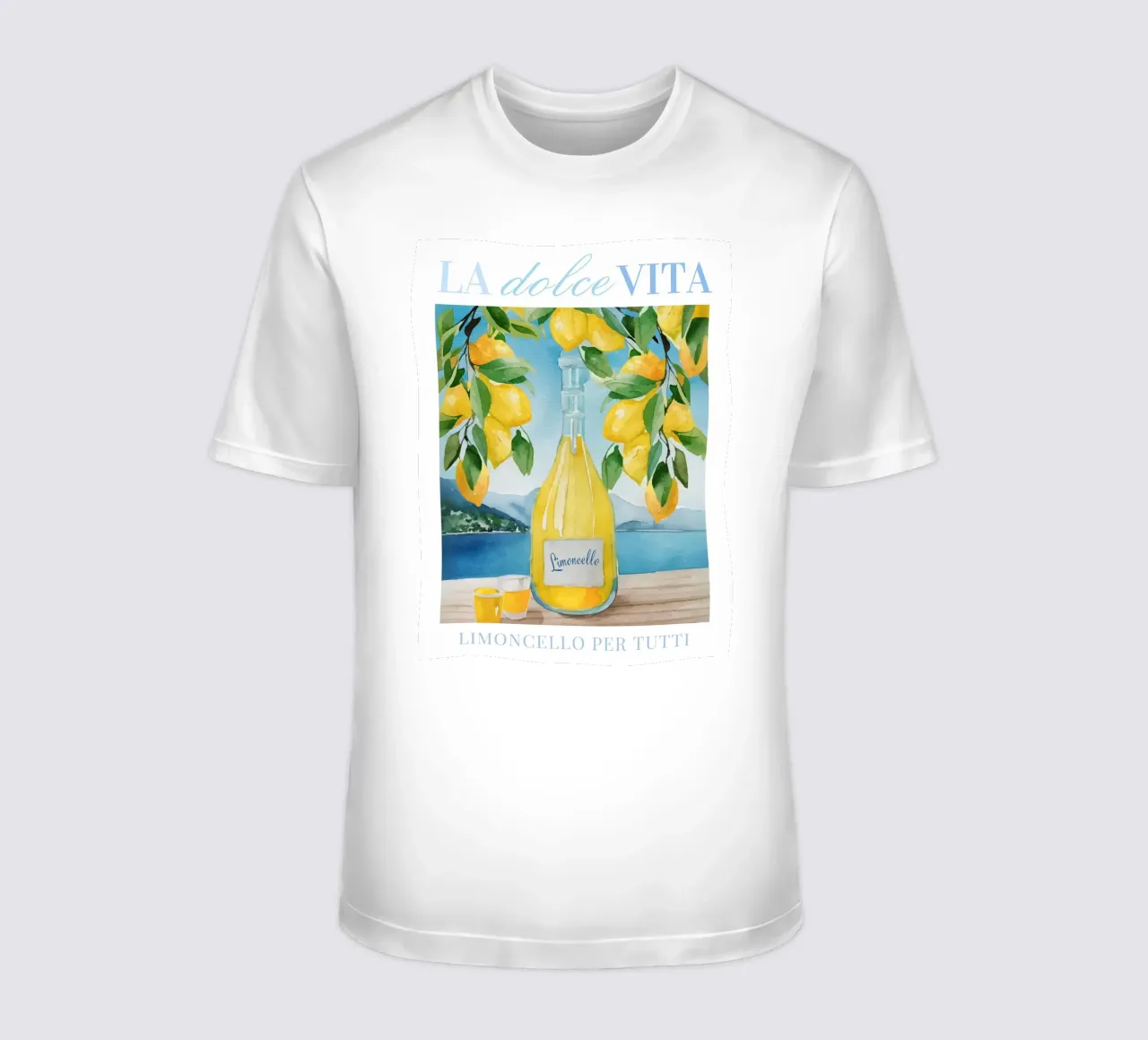 Limoncello Lemon Print t-shirt da Bella Studio