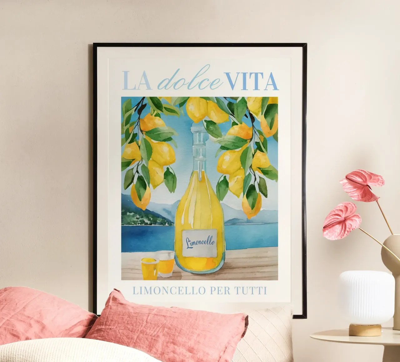 Limoncello Lemon Print carta hahnemühle da Bella Studio
