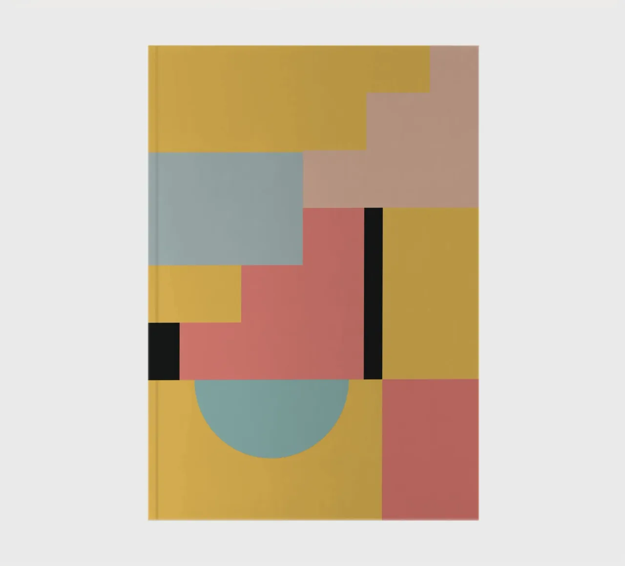 geometric abstract 27 notebook by Gaite