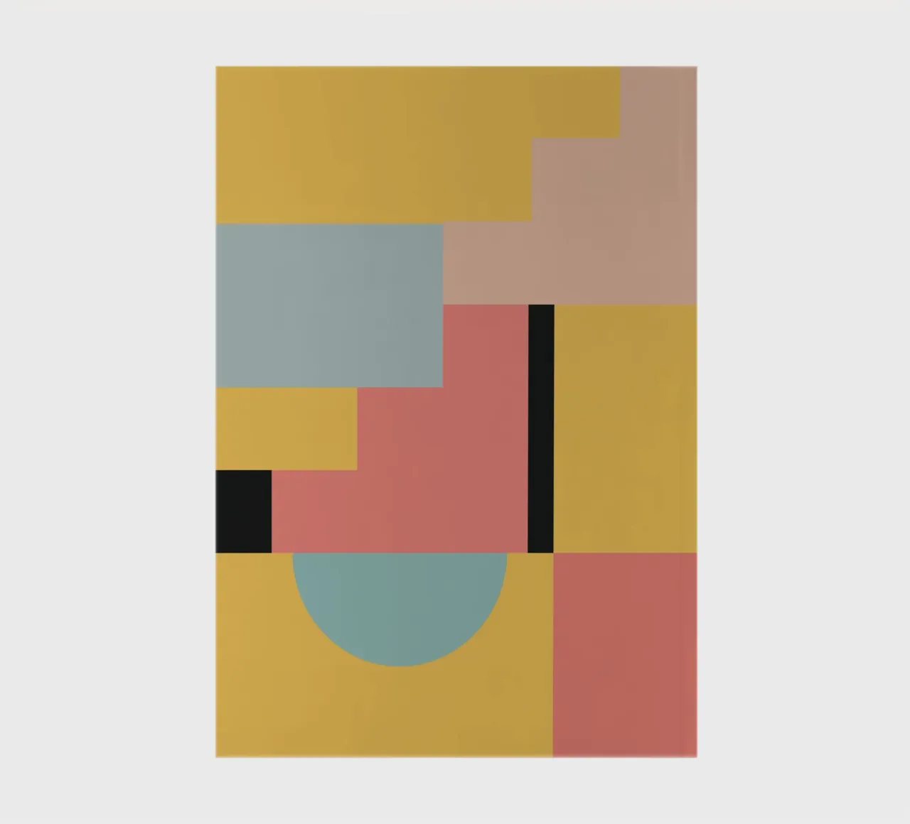 geometric abstract 27 notebook by Gaite