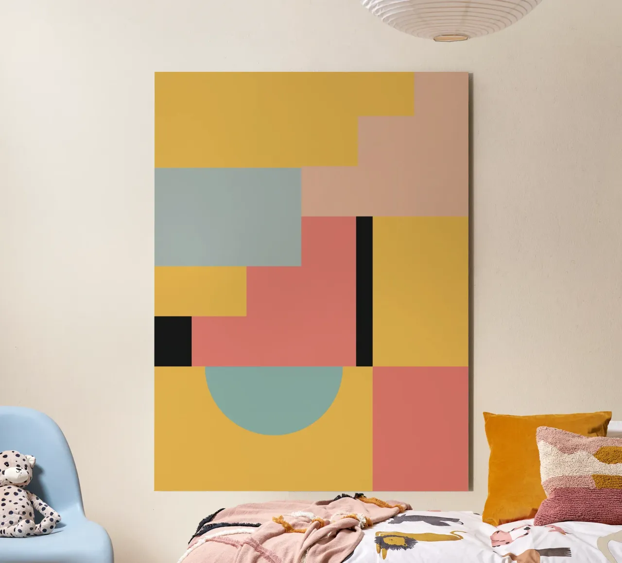 geometric abstract 27 alu-dibond by Gaite