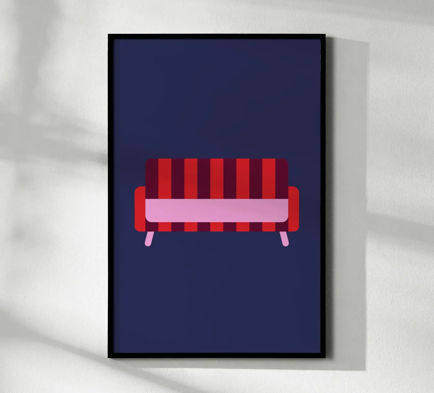 Striped Sofa poster de janamossmann