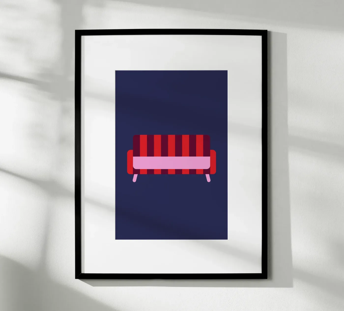 Striped Sofa poster de janamossmann