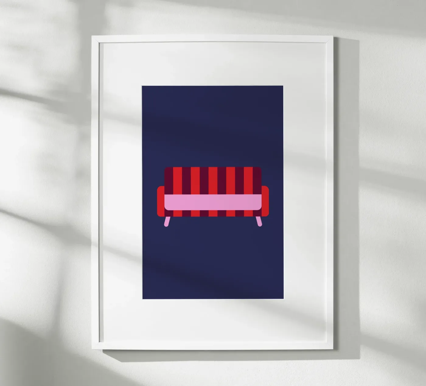 Striped Sofa poster de janamossmann