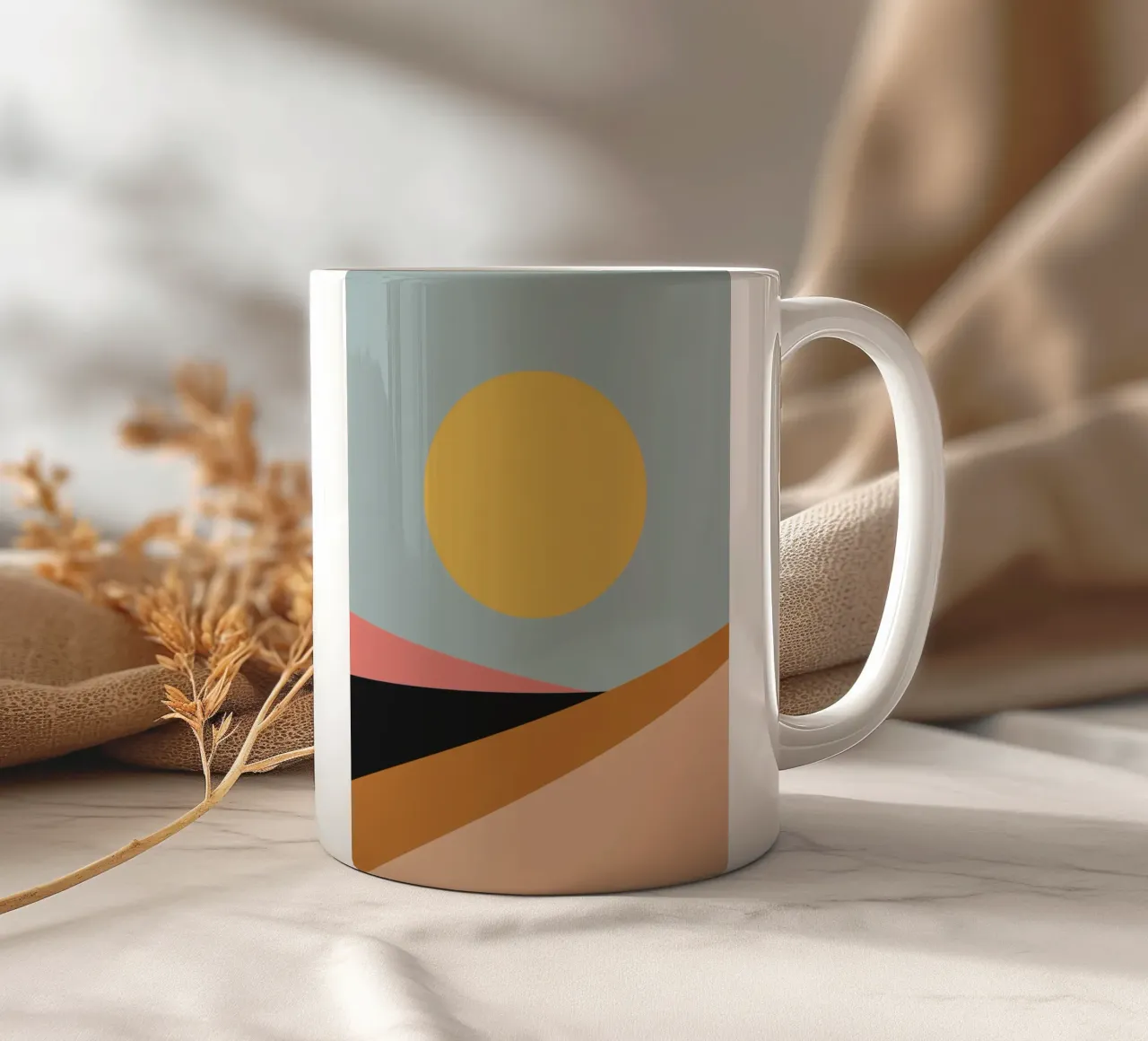 astratto geometrico 26 tazza in ceramica da Gaite
