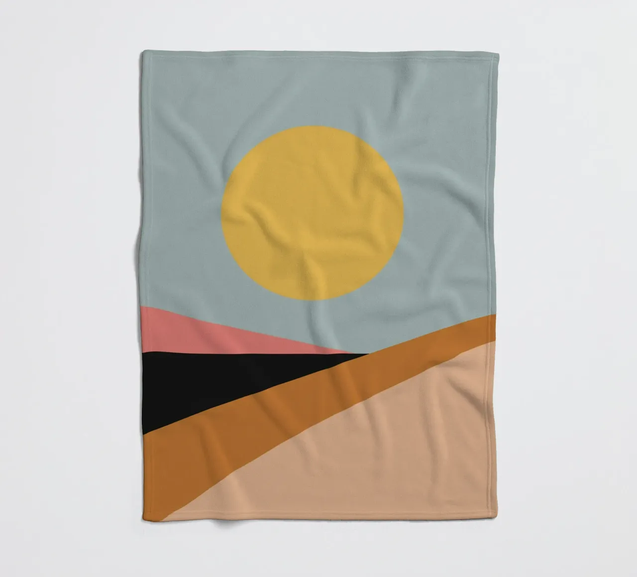 geometric abstract 26 fleece blanket by Gaite