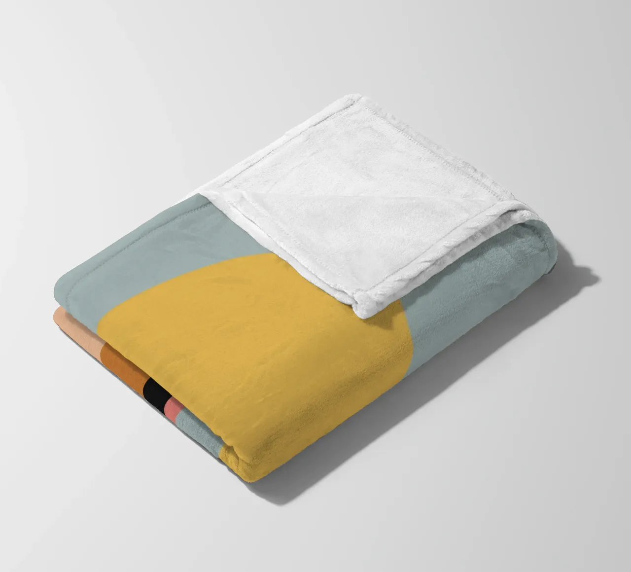geometric abstract 26 fleece blanket by Gaite