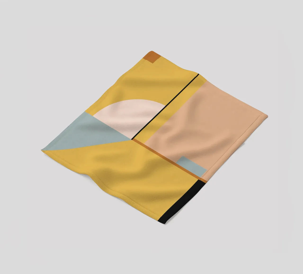 geometric abstract 22 fleece blanket by Gaite