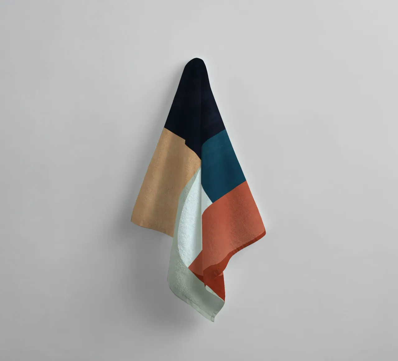 geometric abstract 22a towel by Gaite