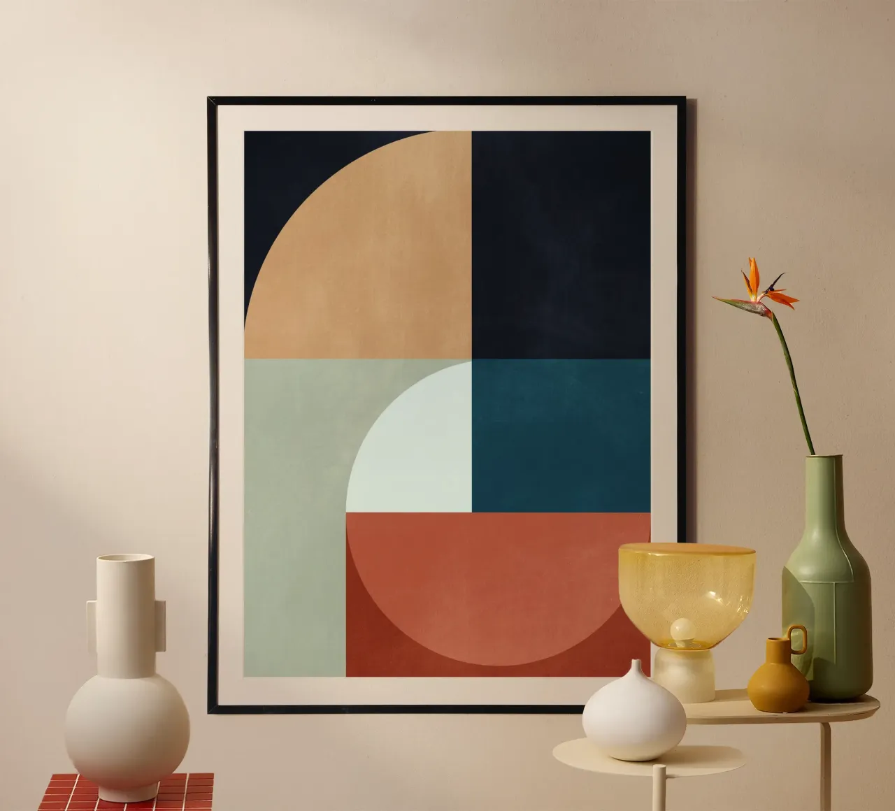 geometric abstract 22a hahnemühle by Gaite