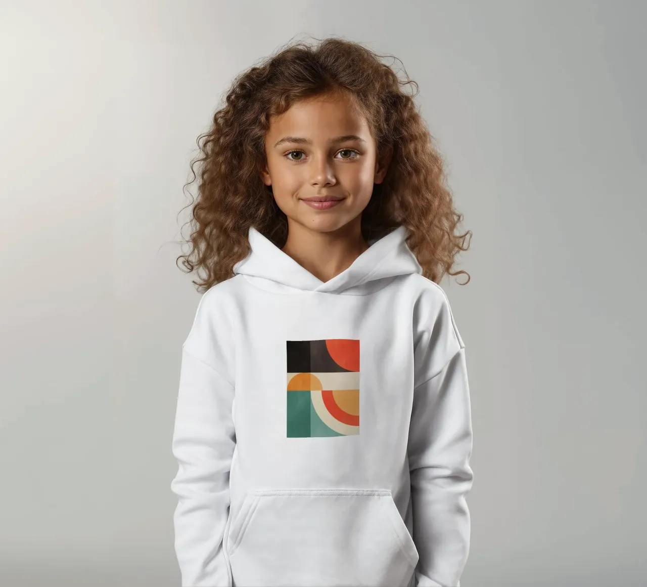 astratto geometrico 20 felpa bambino con cappuccio da Gaite