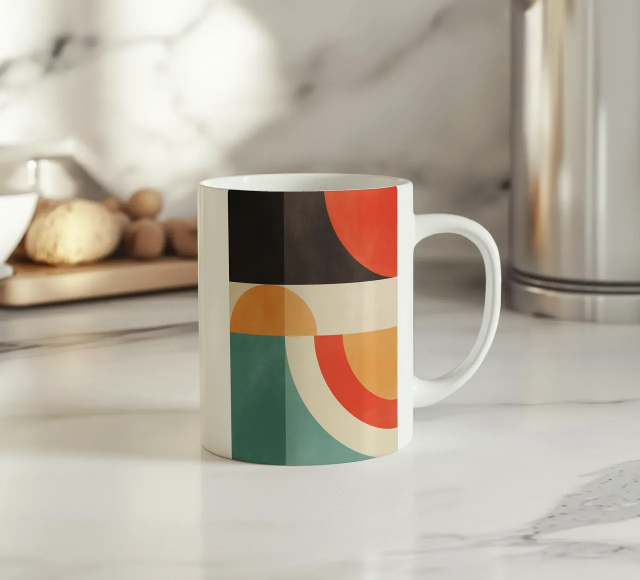 astratto geometrico 20 tazza in ceramica da Gaite