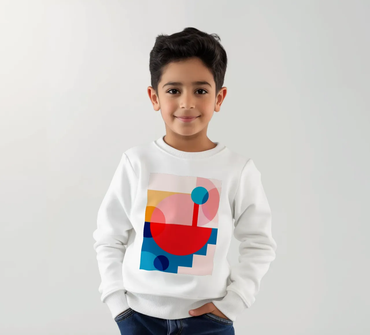 astratto geometrico 10 felpa bambino da Gaite