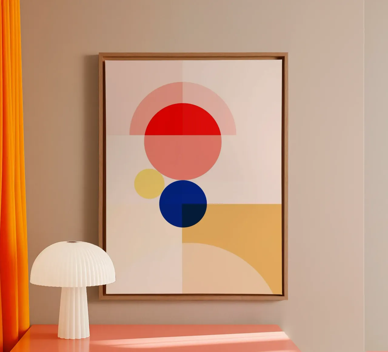 geometric abstract 7 canvas by Gaite