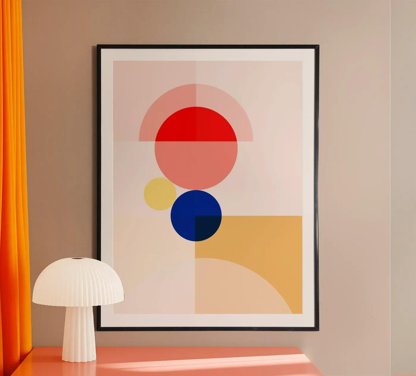 geometric abstract 7 poster by Gaite