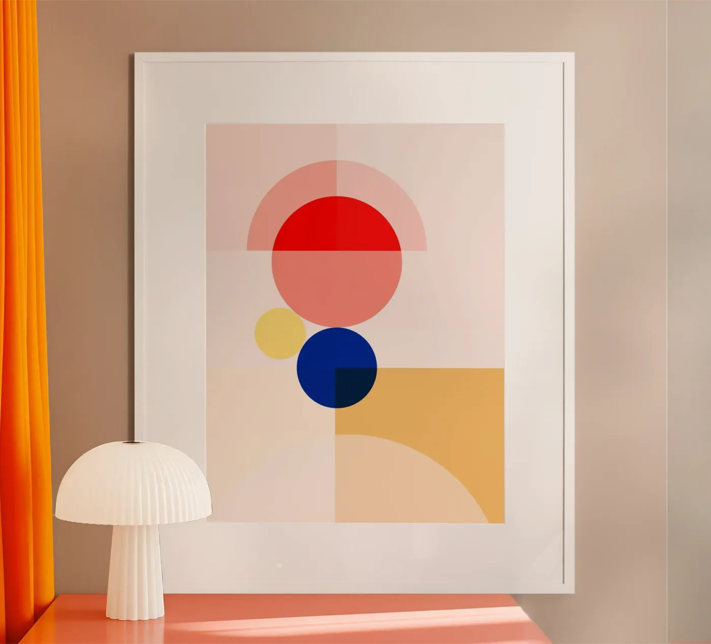 geometric abstract 7 poster by Gaite