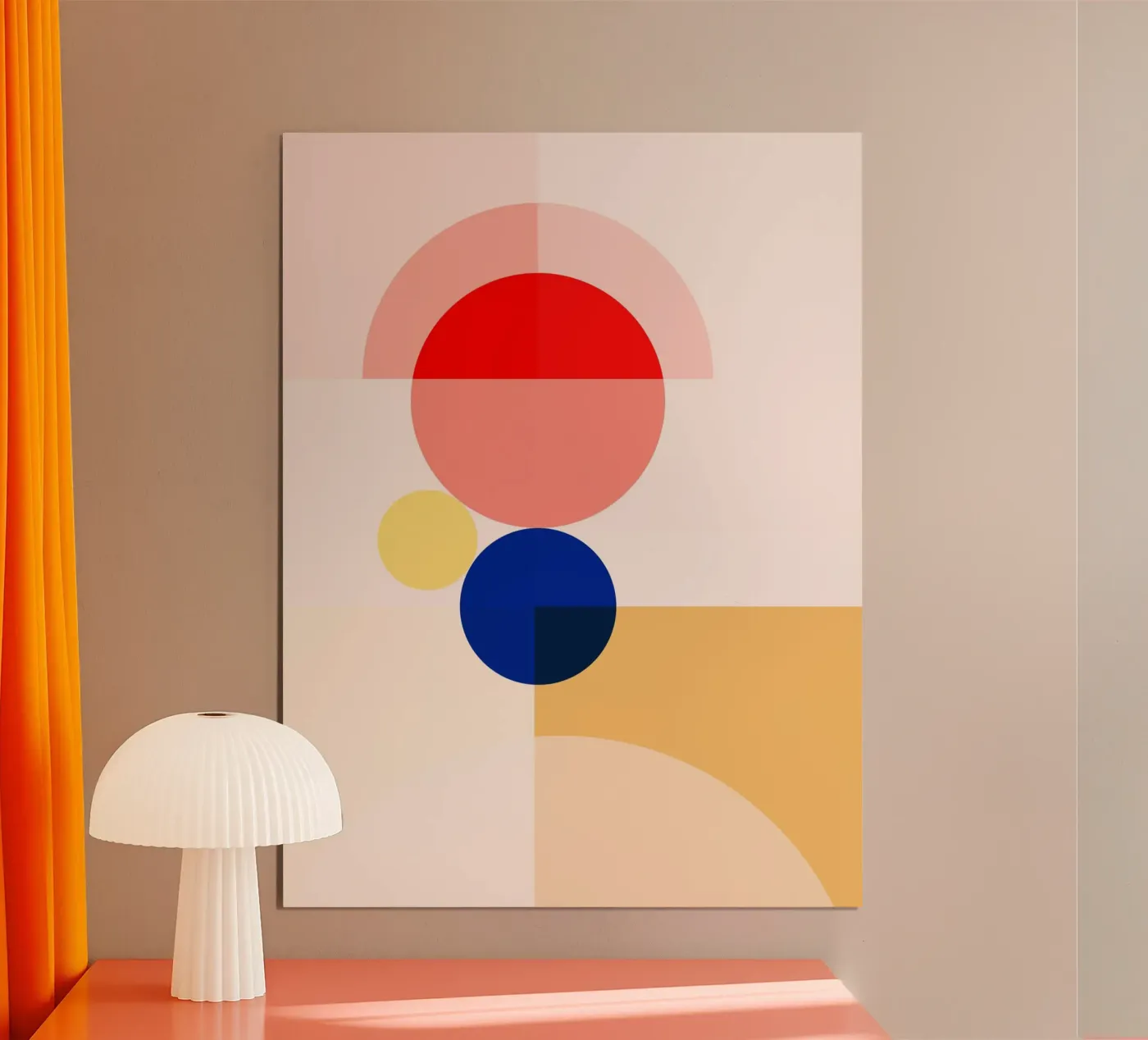 geometric abstract 7 poster by Gaite