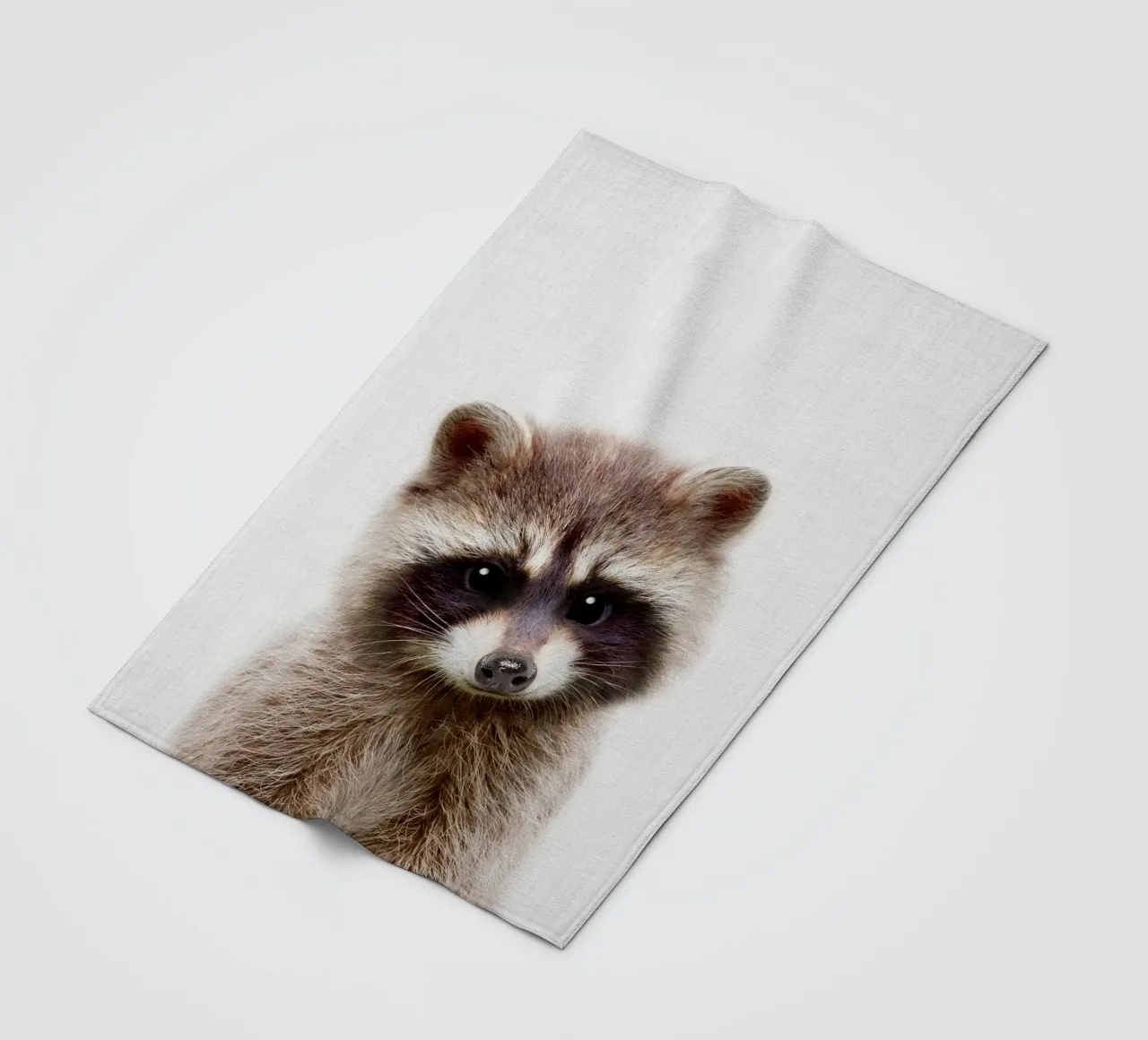 Peekaboo Racoon coperta in pile da Lila x Lola
