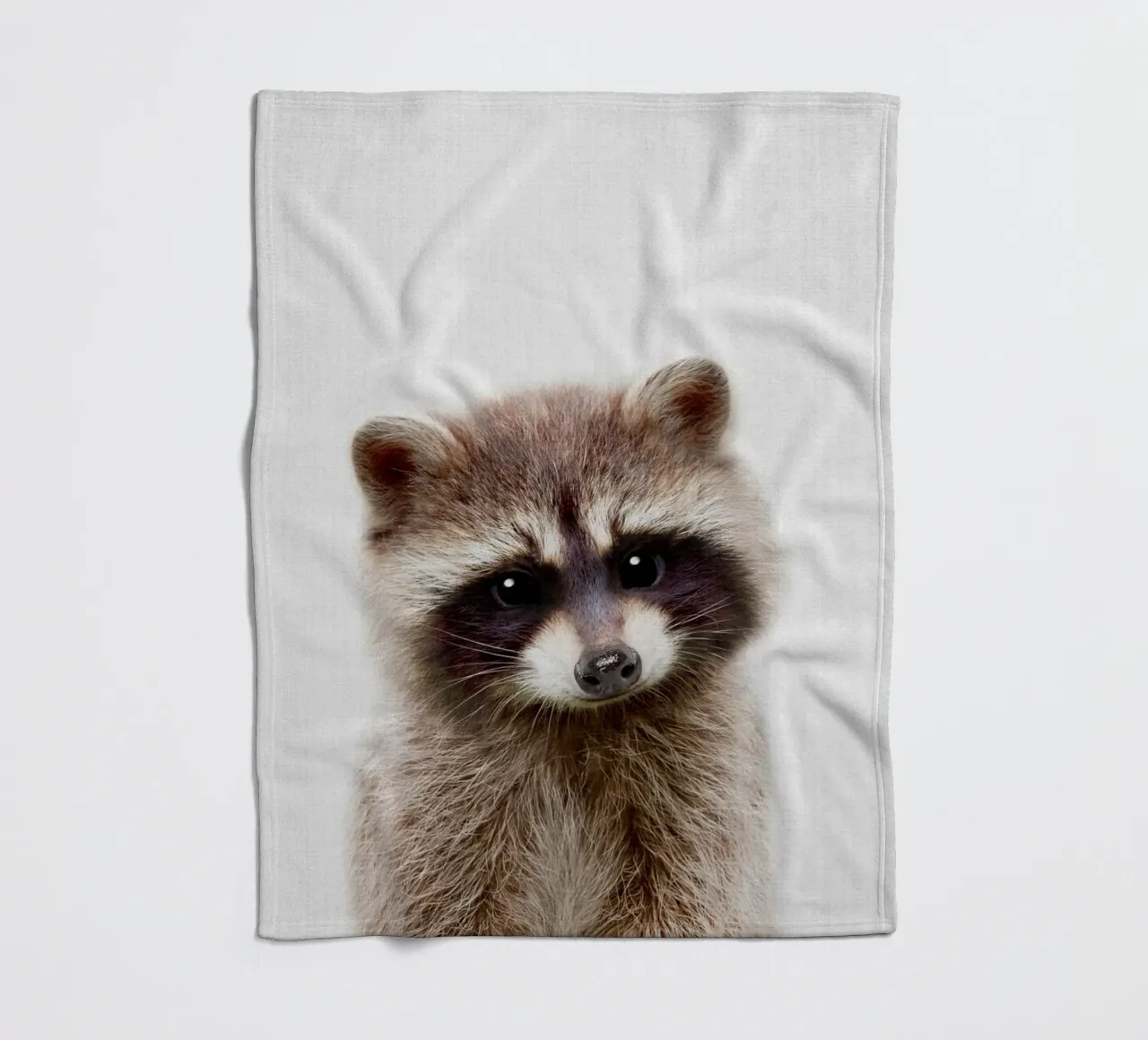 Peekaboo Racoon coperta in pile da Lila x Lola