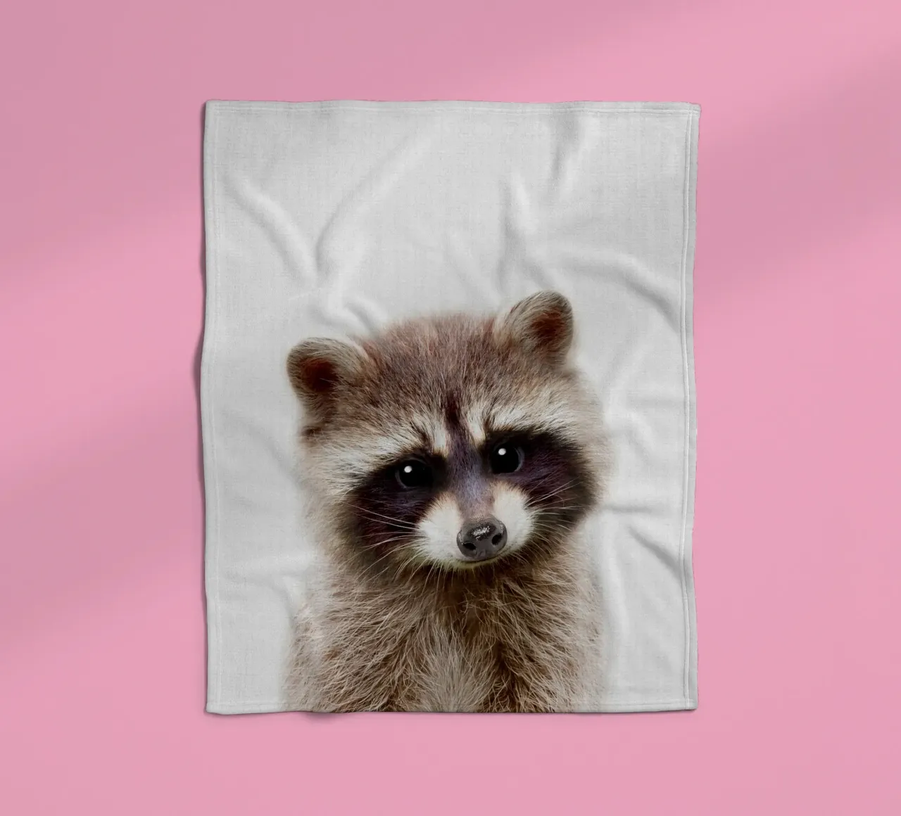 Peekaboo Racoon coperta in pile da Lila x Lola