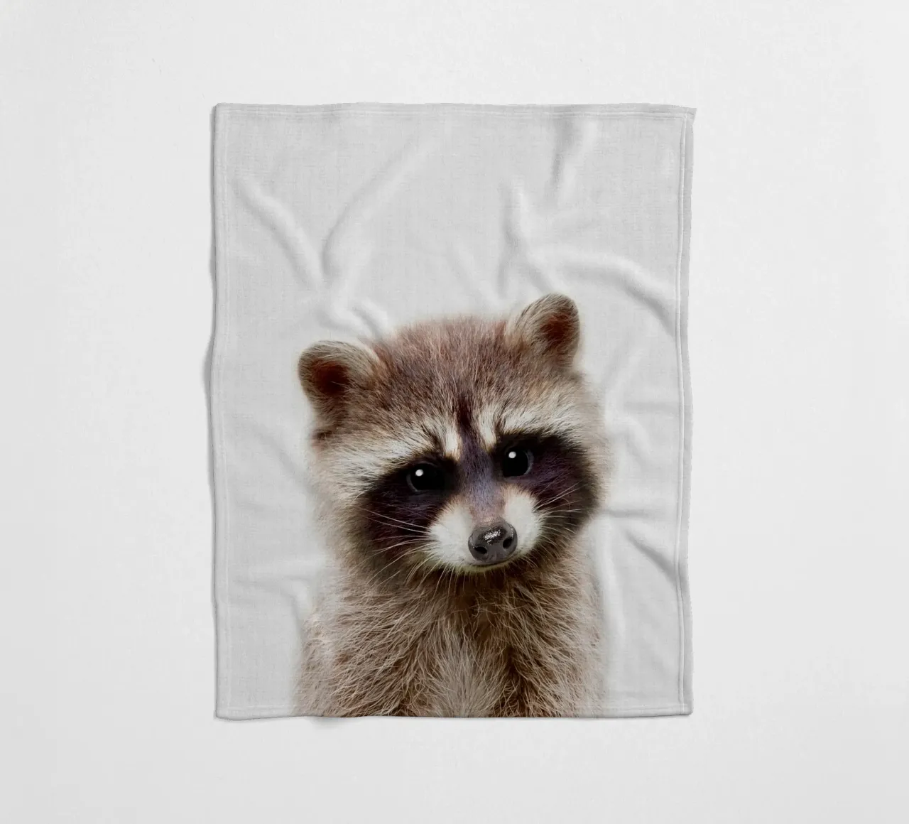 Peekaboo Racoon coperta in pile da Lila x Lola