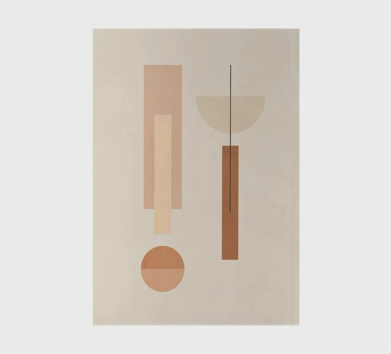 Minimal Geometric Shapes 89 notebook by Gaite