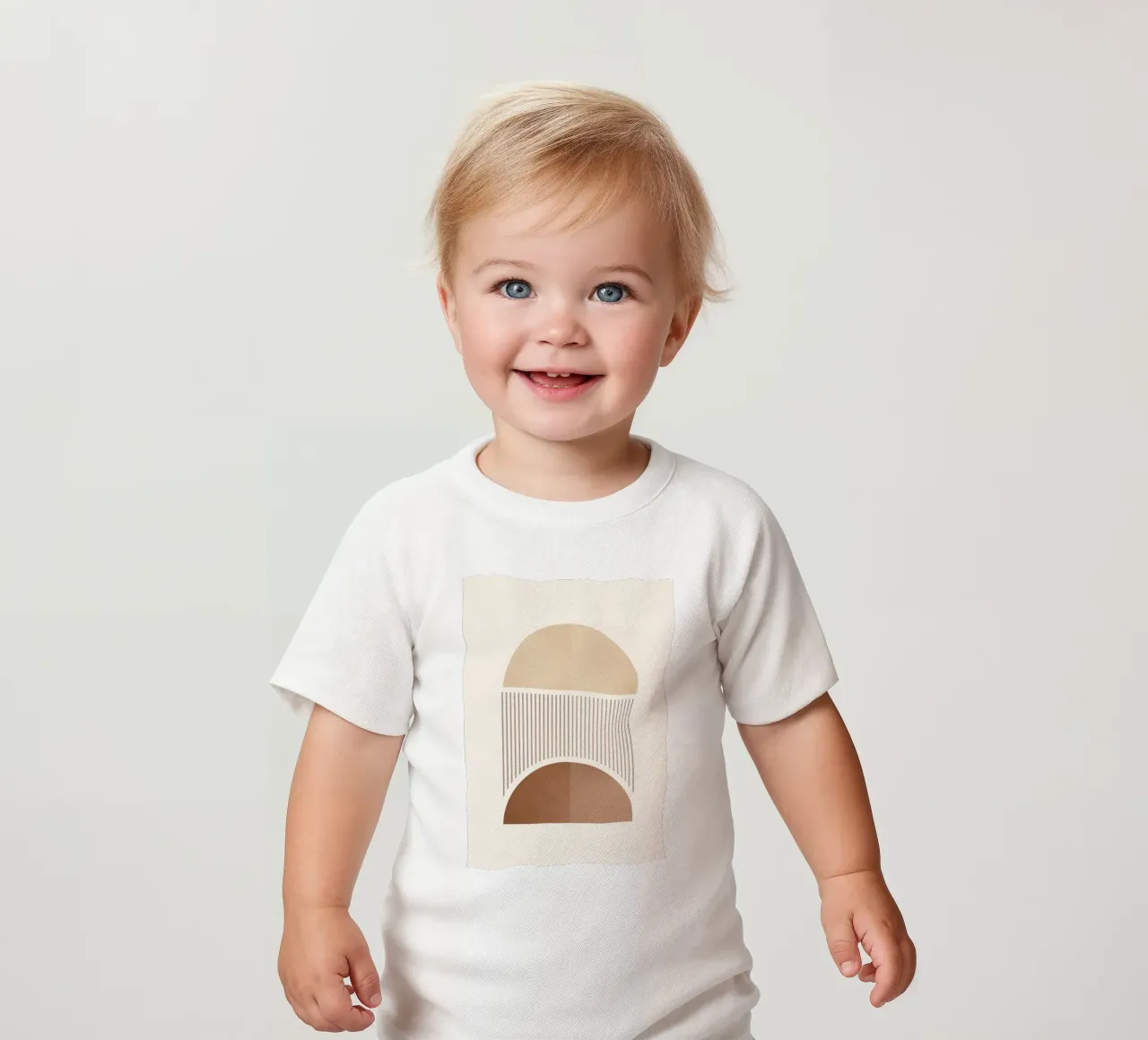Forme geometriche minime 94 maglietta neonato da Gaite