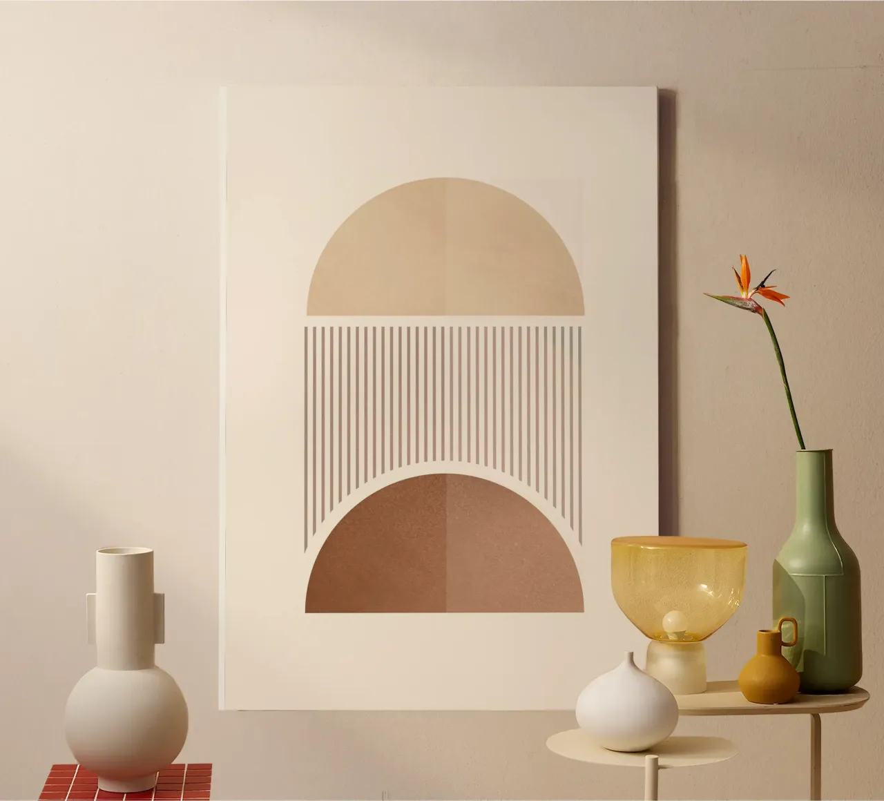 Minimal Geometric Shapes 94 canvas by Gaite