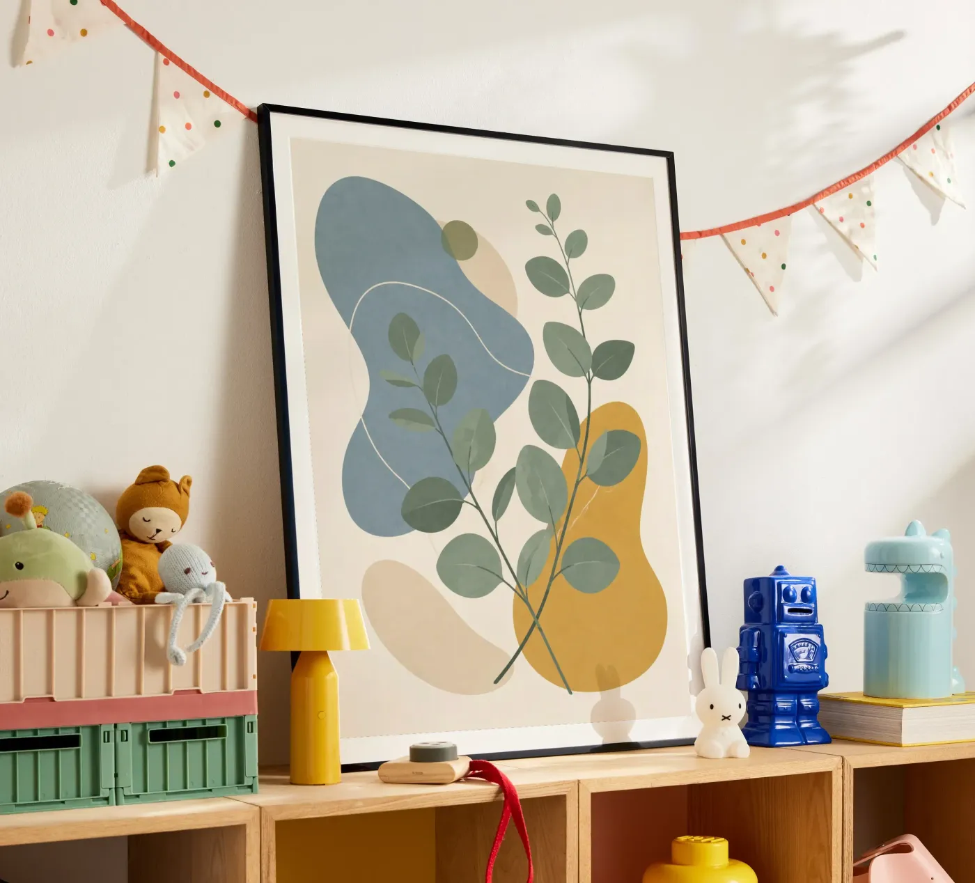 Abstract Botanical Composition poster by Retnowulan