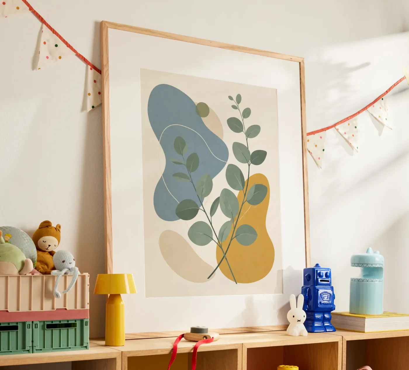 Abstract Botanical Composition poster by Retnowulan