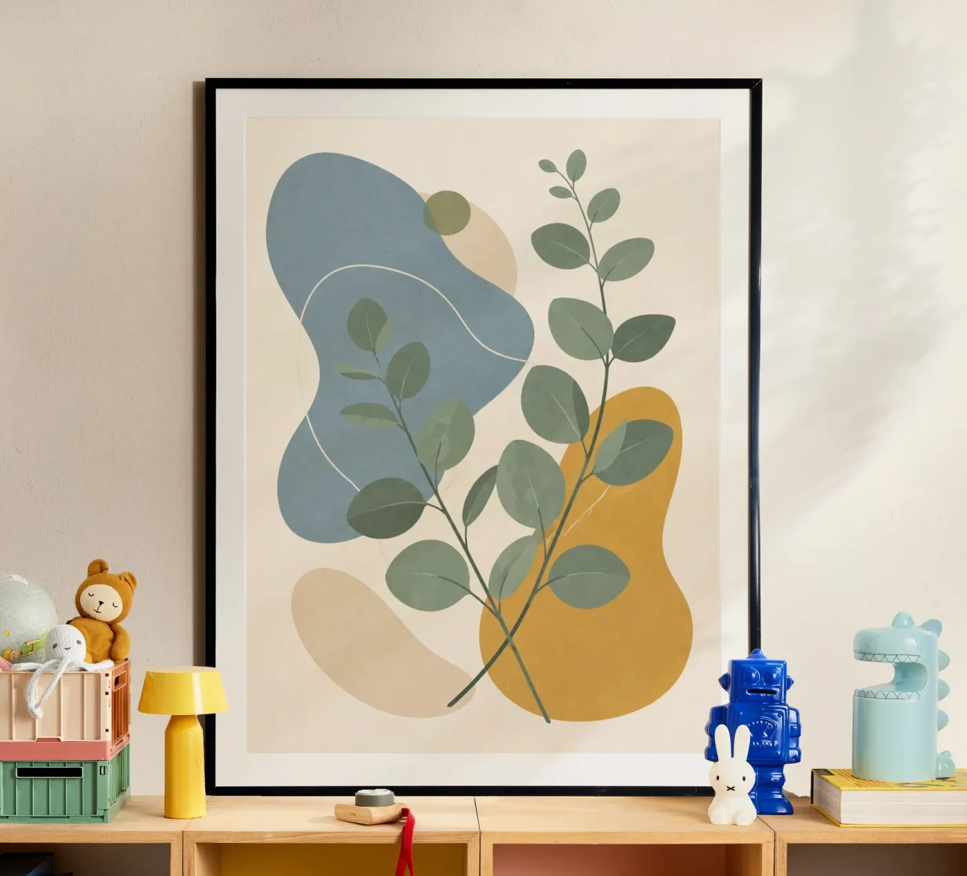 Abstract Botanical Composition poster by Retnowulan