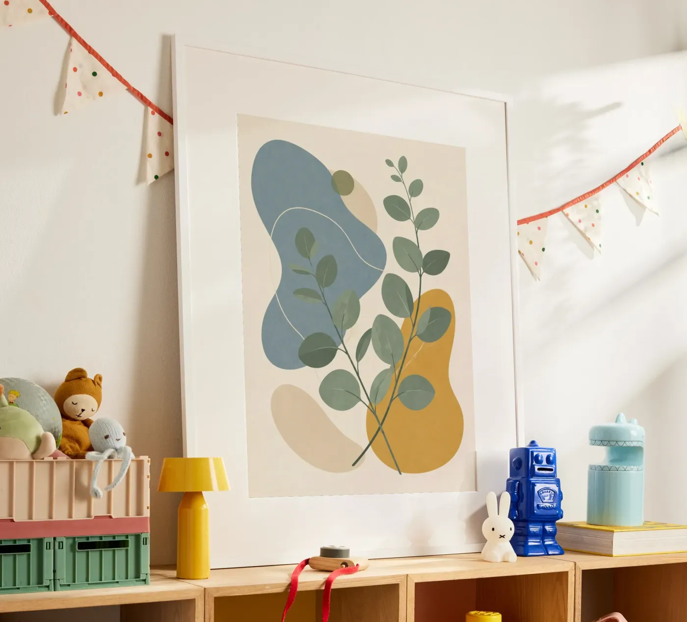 Abstract Botanical Composition poster by Retnowulan