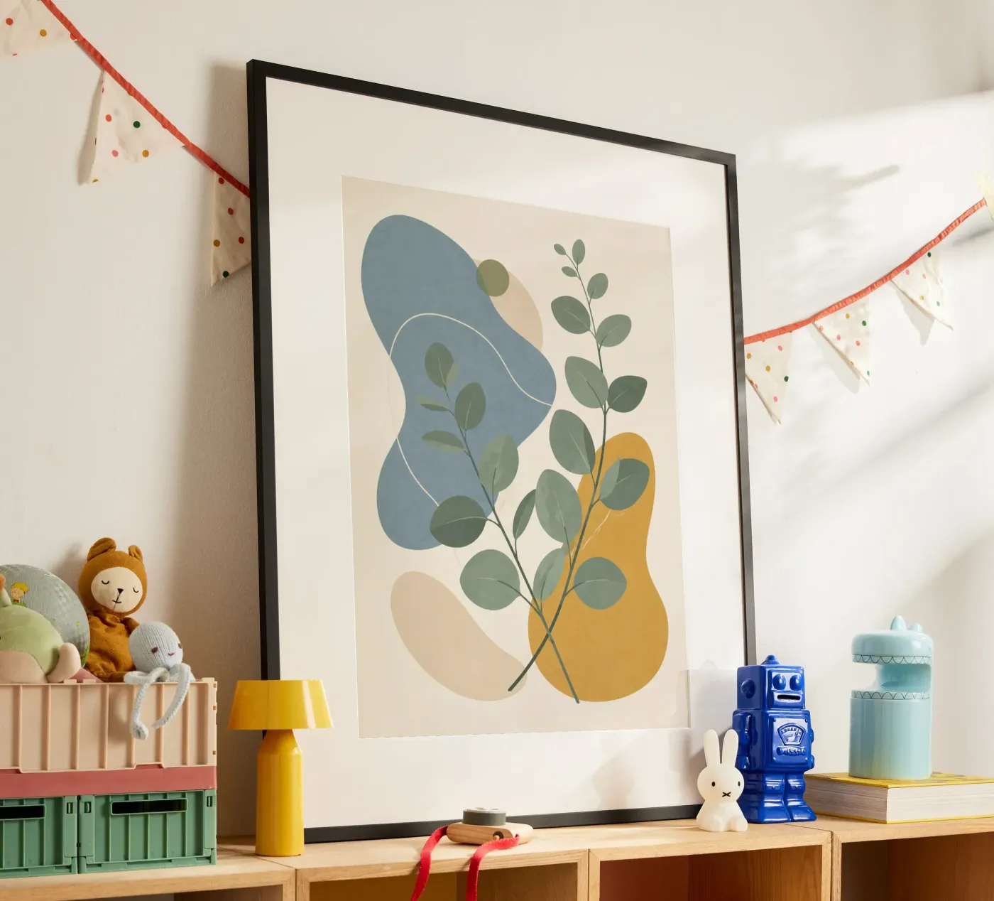 Abstract Botanical Composition poster by Retnowulan