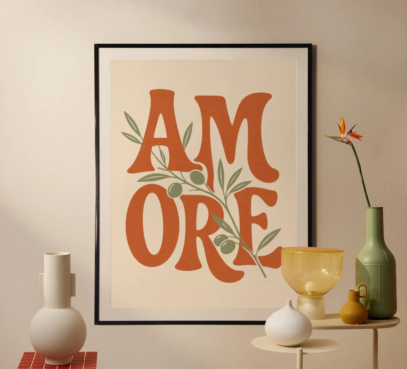 Amore poster van Retnowulan