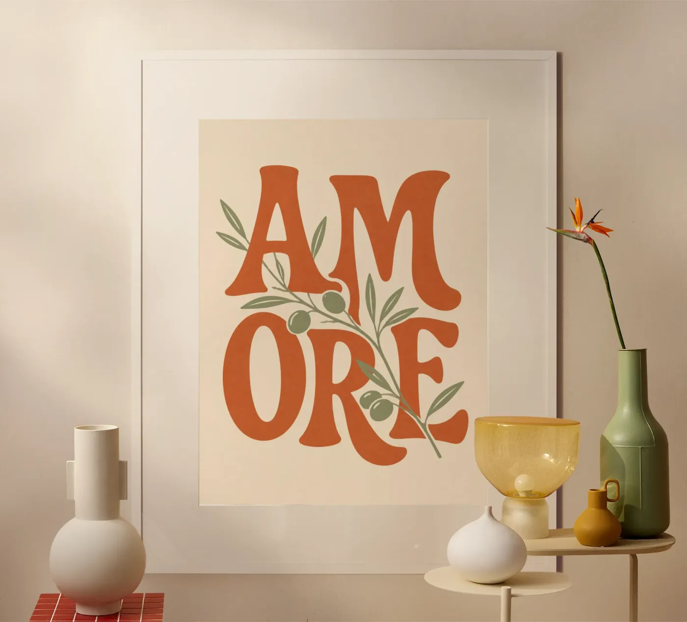 Amore poster van Retnowulan