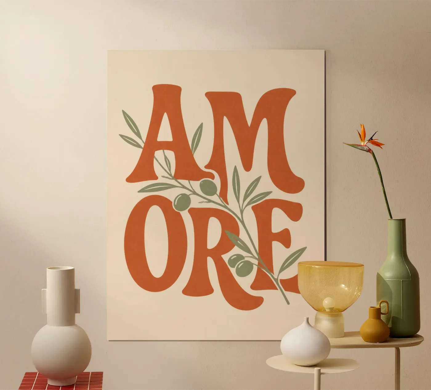 Amore poster van Retnowulan