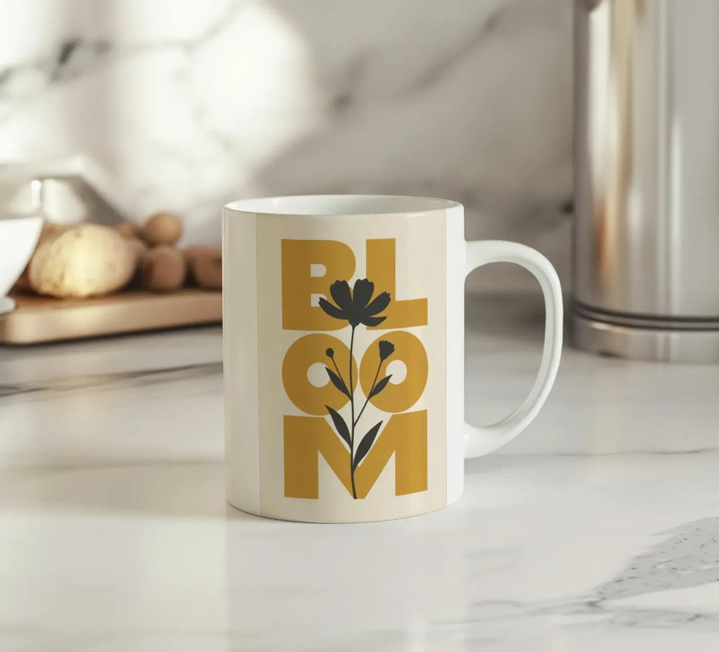 Bloom ceramic mug by Retnowulan