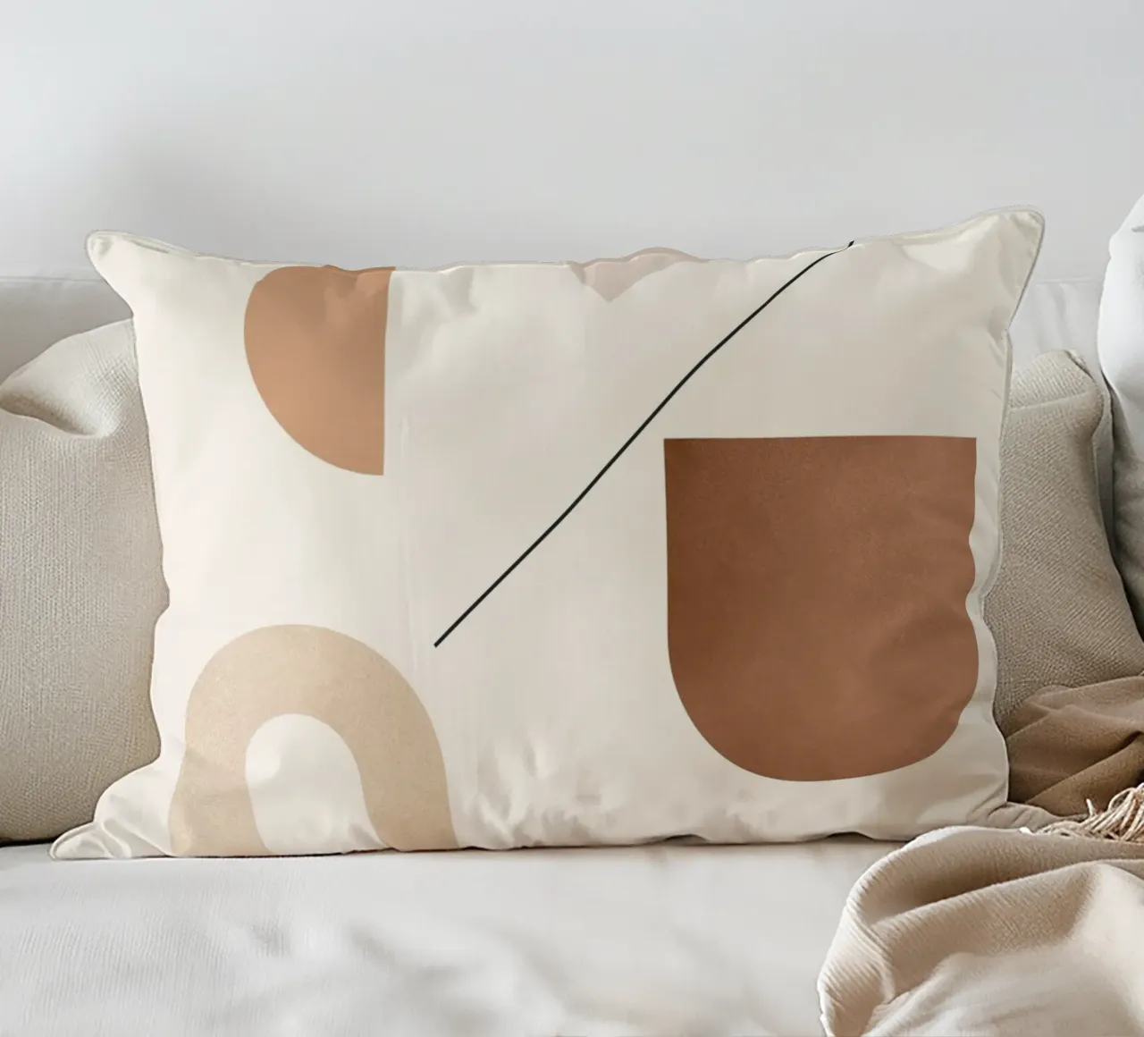 Forme geometriche minime 92 cuscino da Gaite