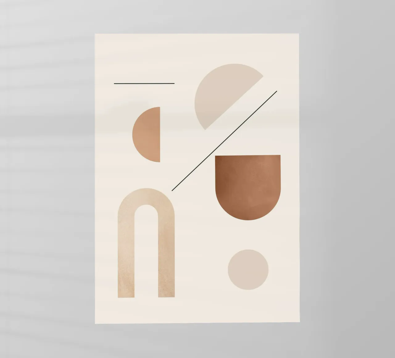 Forme geometriche minime 92 pellicola backlit da Gaite