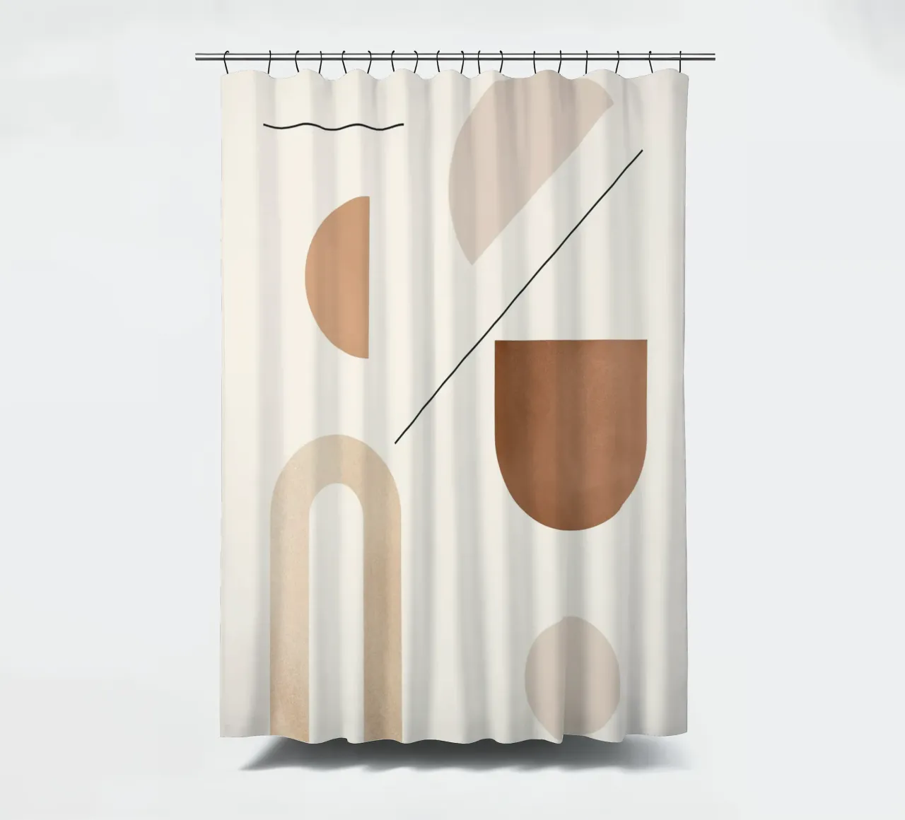 Forme geometriche minime 92 tenda da doccia da Gaite
