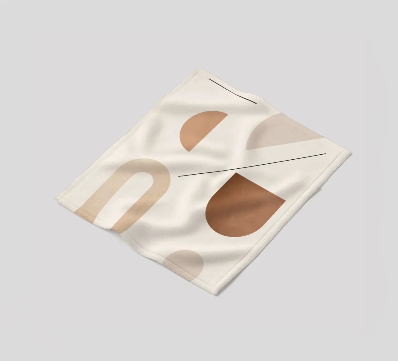Forme geometriche minime 92 coperta in pile da Gaite